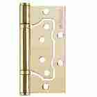 Петля дверная накладная без врезки (бабочка) Fuaro 500-2BB 100x2,5 PB латунь